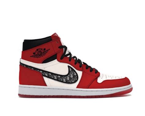 jordan dior rouge prix|Dior jordan 1 high logo.